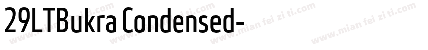 29LTBukra Condensed字体转换